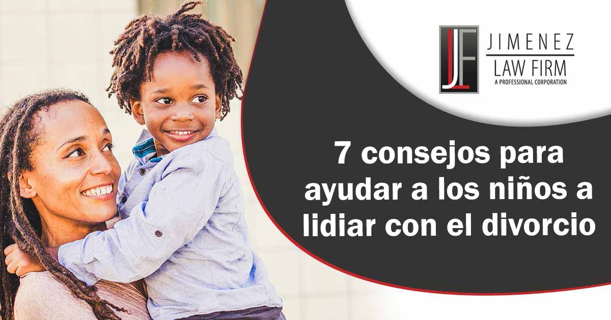 7 consejos para ayudar a los niños a lidiar con el divorcio Niño en un gráfico sobre cómo afrontar el divorcio