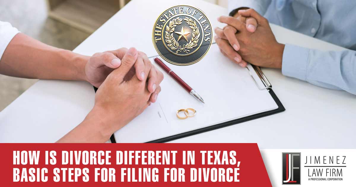 How is Divorce different in Texas, Basic Steps for Filing for Divorce