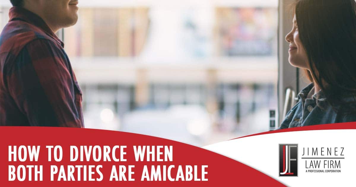 How to Divorce When Both Parties Are Amicable