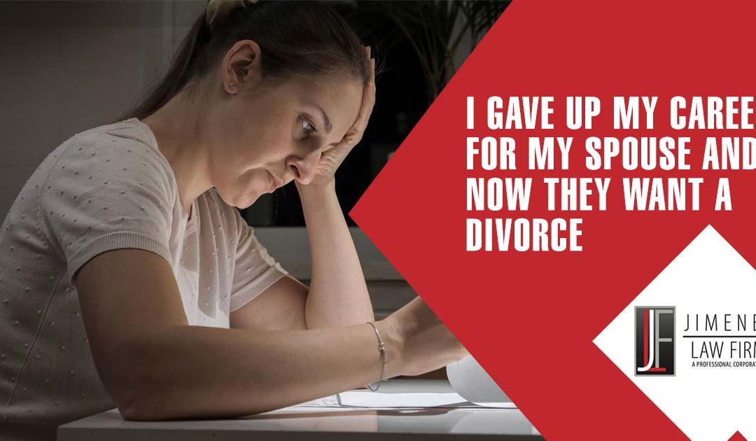 I Gave Up My Career for My Spouse and Now They Want a Divorce