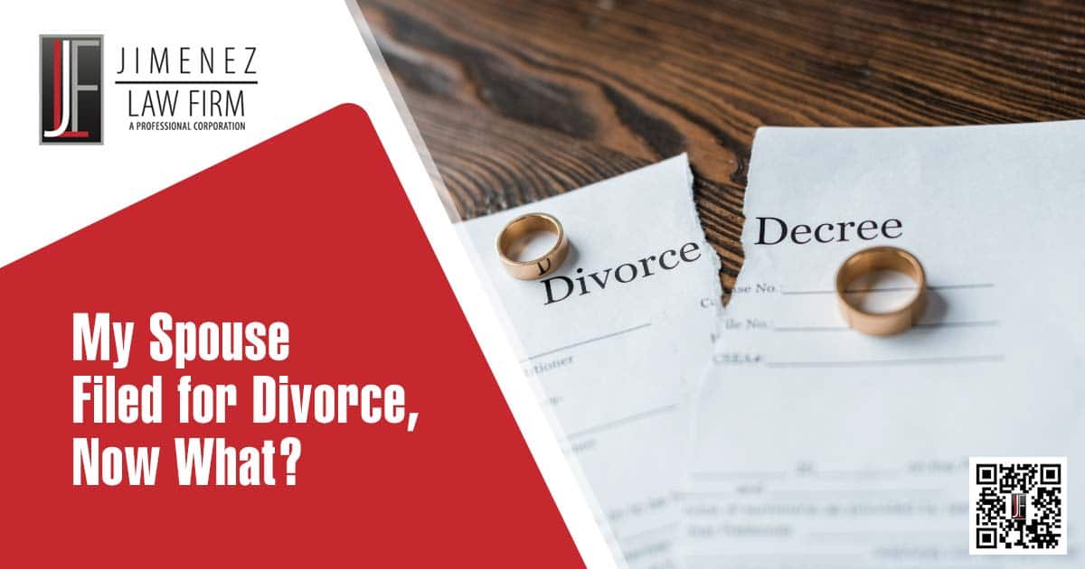 My Spouse Filed for Divorce, Now What?