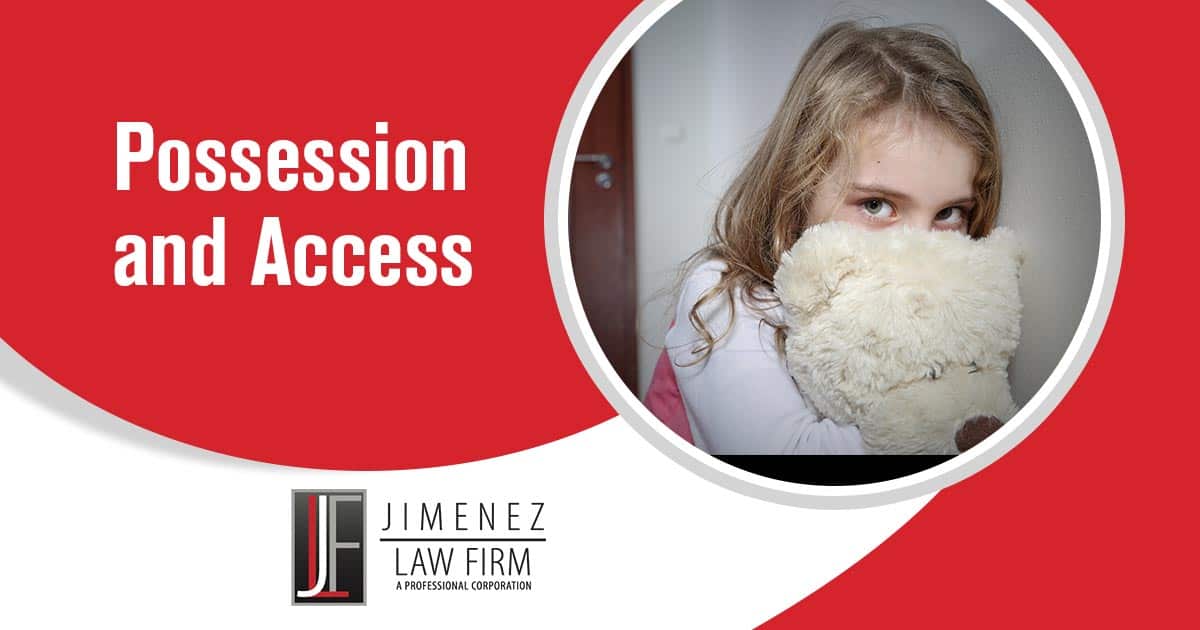 Image of Young sad girl hugging a teddy bear. Parents find themselves in a difficult position when dealing with child custody and access matters, as they have to navigate complicated legal proceedings while also facing difficult emotional attachments. The court system can make it difficult to understand the laws and regulations that govern child custody and access. Without an experienced lawyer, you may be unable to make decisions that are in your best interest, or your children's best interest. The Jimenez Law Firm offers specialized legal services to help you navigate the court system and ensure that your rights and the rights of your children are protected. With their experienced team of child possession and access lawyers, you can be sure that you will receive sound legal advice and the best representation in court. Contact The Jimenez Law Firm today for a consultation.
