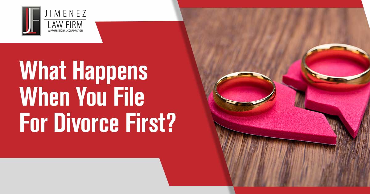 What Happens When You File for Divorce First in Texas?