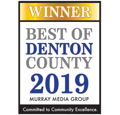 Best of Denton County 2019 Winner award graphic