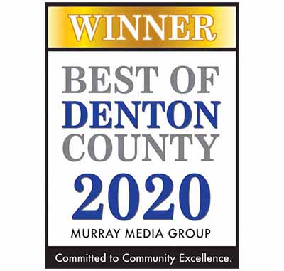 Best of Denton County 2020 Winner award graphic