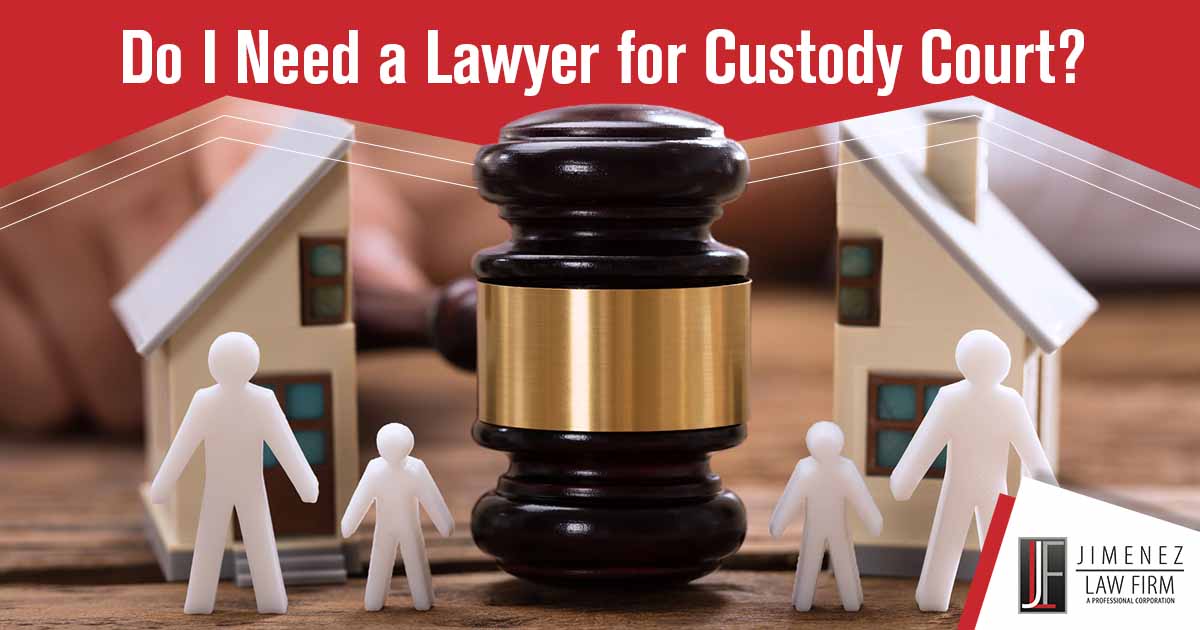 Gavel with family separation and house icons