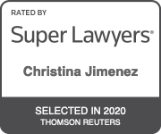 Christina Jimenez Super Lawyers 2020 selection