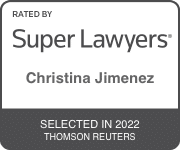 Christina Jimenez Super Lawyers 2022 recognition