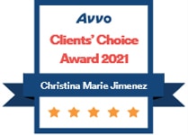 Christina Maria Jimenez Avvo Client's Choice Award 2021