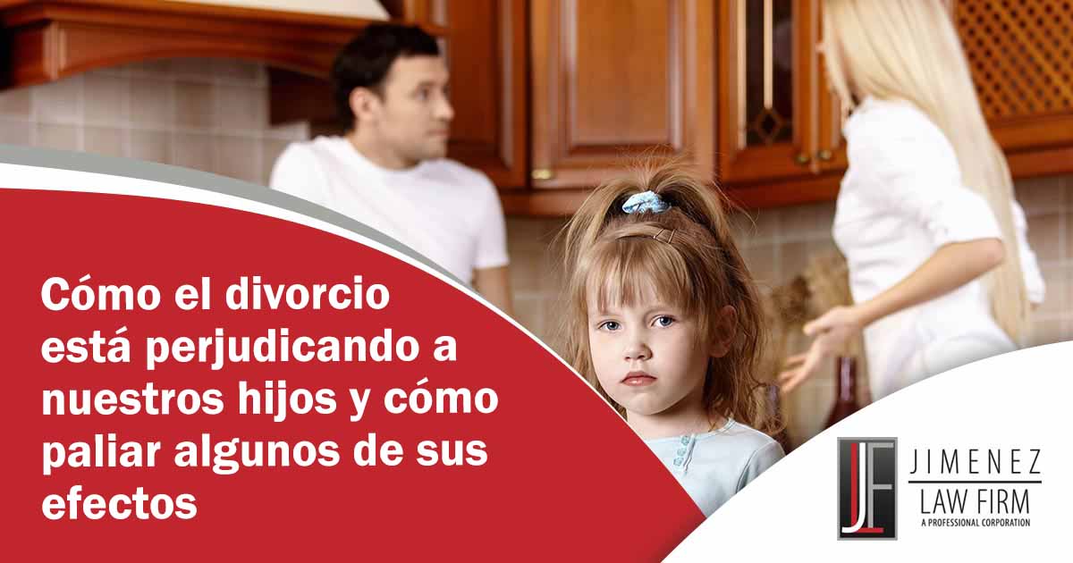 Cómo el divorcio afecta a los hijos Niño en un gráfico sobre los efectos del divorcio