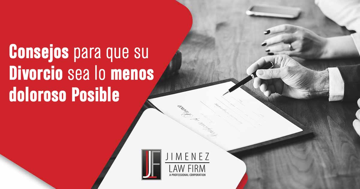 Consejos para que su divorcio sea lo menos doloroso posible Gráfico con consejos para hacer que el divorcio sea menos difícil