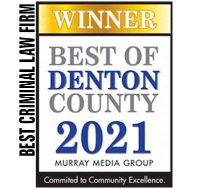 Criminal law firm winner recognition graphic