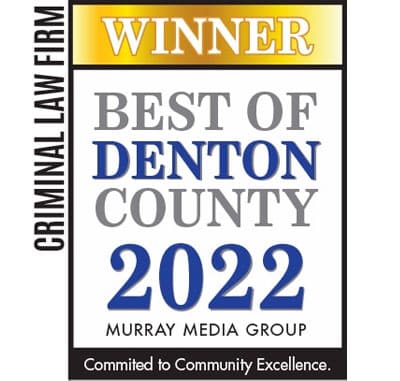 Criminal law firm winner recognition graphic