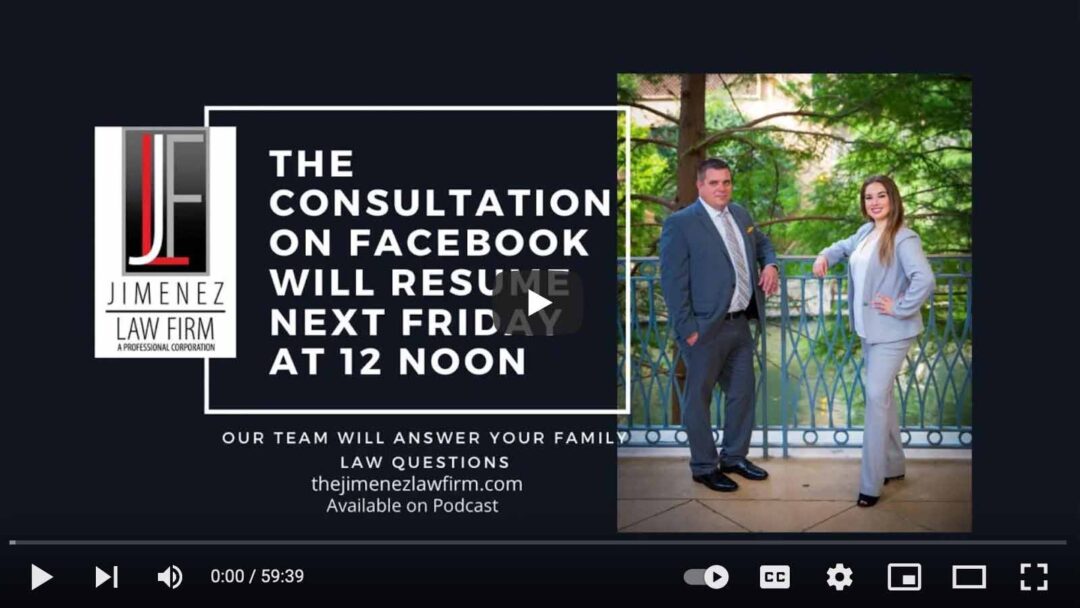 Facebook and YouTube video screen graphic