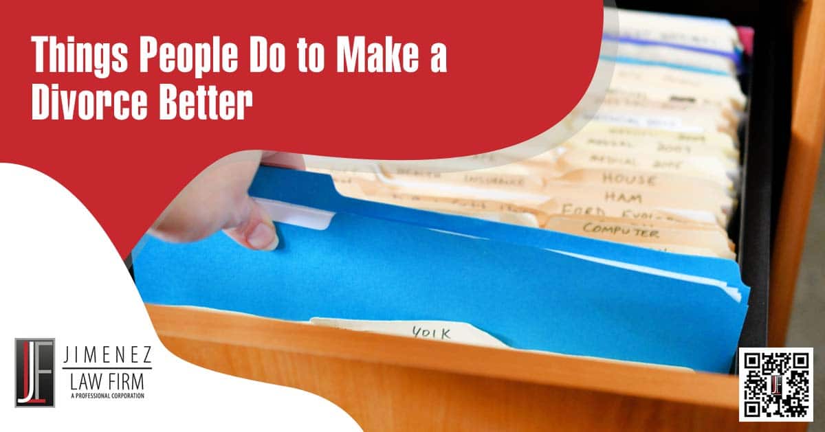 Things People Do to Make Divorce Better Things people do to make divorce better graphic